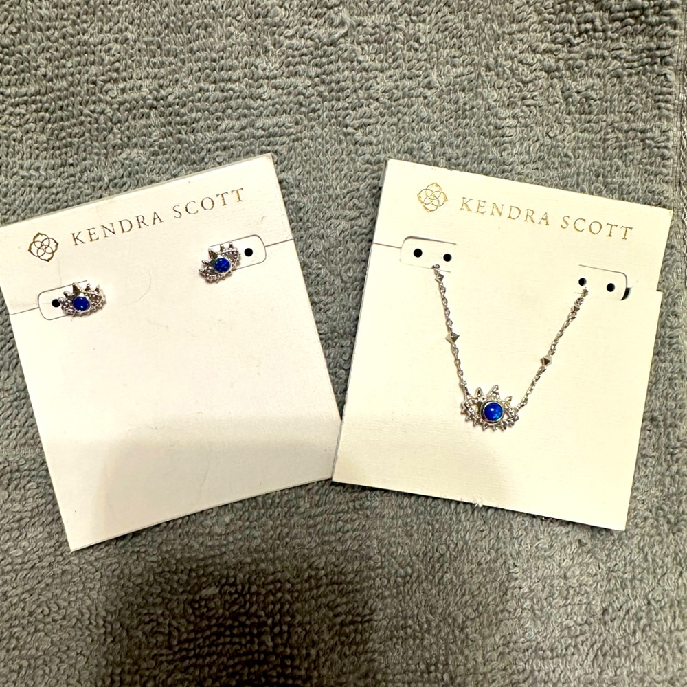 Kendra Scott Gemma Pendant Necklace and Earrings